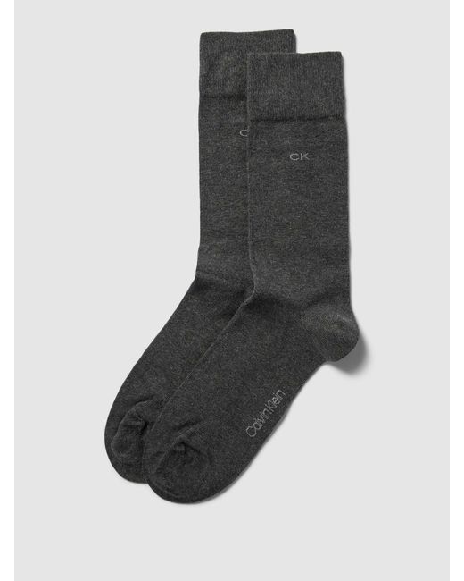Calvin Klein Sokken Met Logostitching in het Gray voor heren