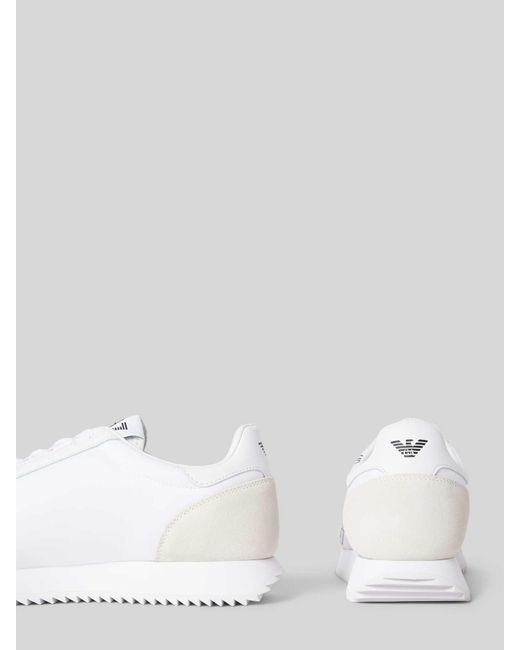 EA7 Sneakers Met Labelprint in het White voor heren