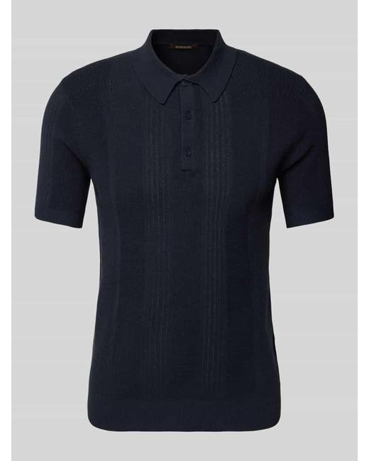 Superdry Poloshirt mit kurzer Knopfleiste in Blue für Herren