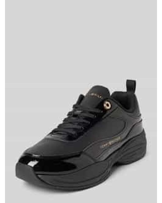 Tommy Hilfiger Chunky Sneakers Met Labelprint in het Black