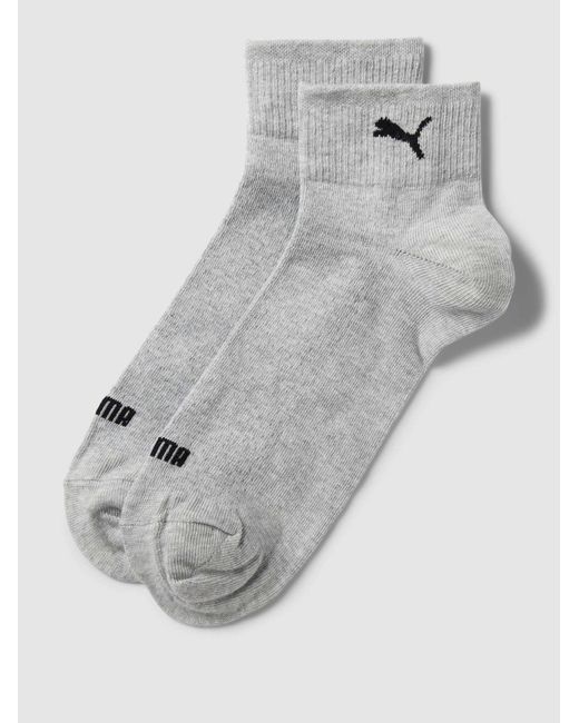 PUMA Sokken Met Logoprint in het Gray