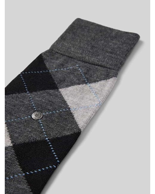 Burlington Sneakersocken Mit Strukturmuster in Gray für Herren