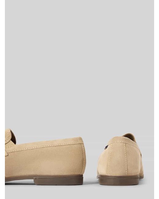 Bugatti Loafer aus Leder mit Label-Detail Modell 'Tryst' in Natural für Herren