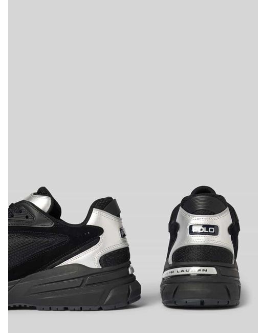 Polo Ralph Lauren Sneaker mit Logo-Stitching Modell 'TRACKSTR 275' in Black für Herren