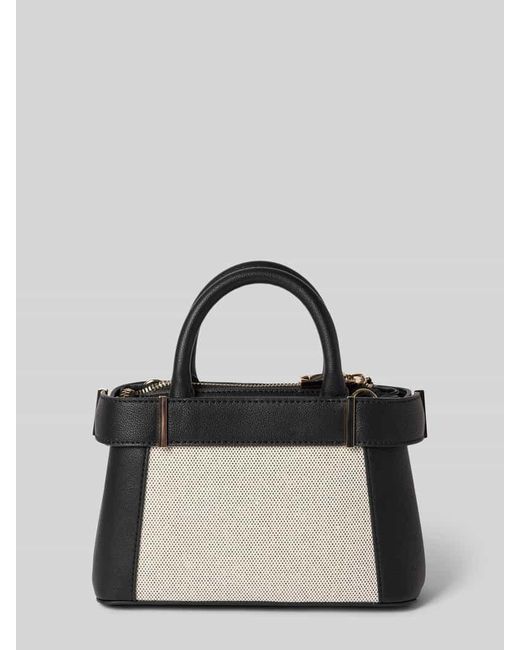 Guess Metallic Tote Bag mit Label-Applikation Modell 'ANADELA'