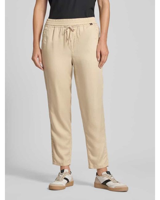 Marc Cain Natural Jogpants aus Lyocell mit Tunnelzug Modell 'RHODOS'