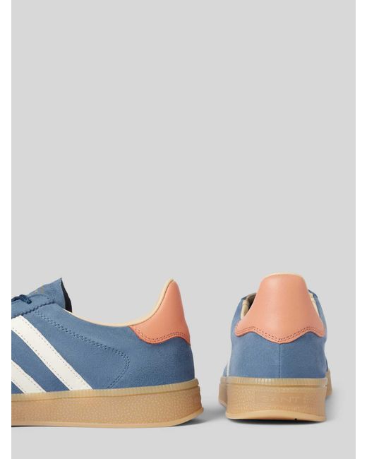 Gant Sneakers Met Vetersluiting in het Blue