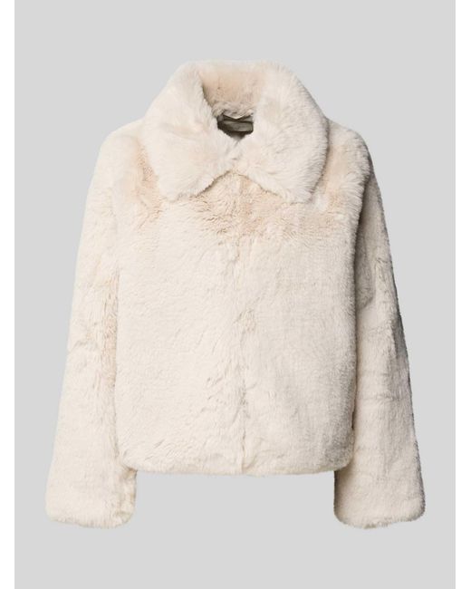 Milano Italy Teddy- & Faux Fur Jassen in het Natural