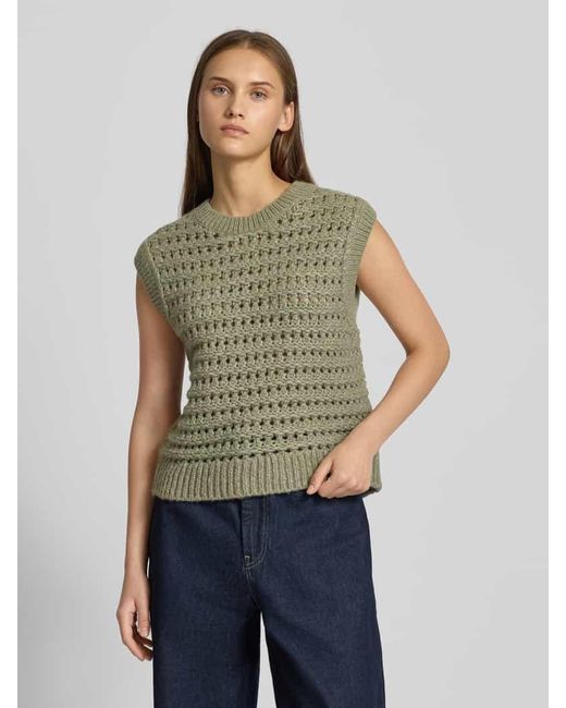 Marc O' Polo Green Regular Fit Pullunder aus Schurwoll-Mix