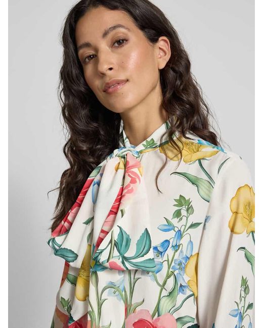 Ted Baker Gray Regular Fit Bluse mit Schleifen-Detail Modell 'luusile'