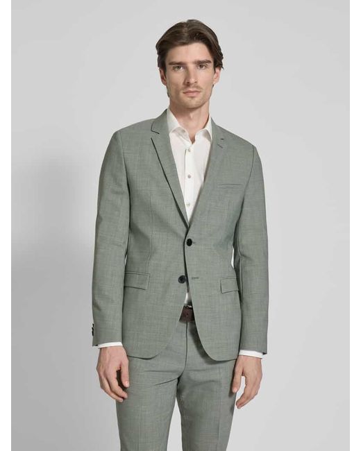 HUGO Slim Fit 2-Knopf-Sakko mit Reverskragen Modell 'Arti' in Green für Herren