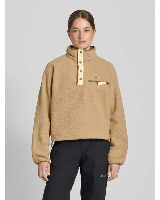 Columbia Natural Teddyfelljacke mit Reißverschlusstasche Modell 'HelvetiaTM II'