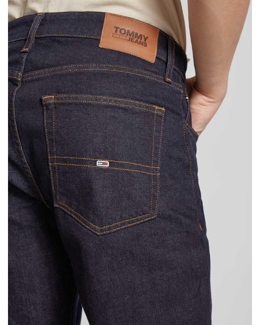 Tommy Hilfiger Regualr Fit Jeans im 5-Pocket-Design Modell 'RYAN' in Blue für Herren