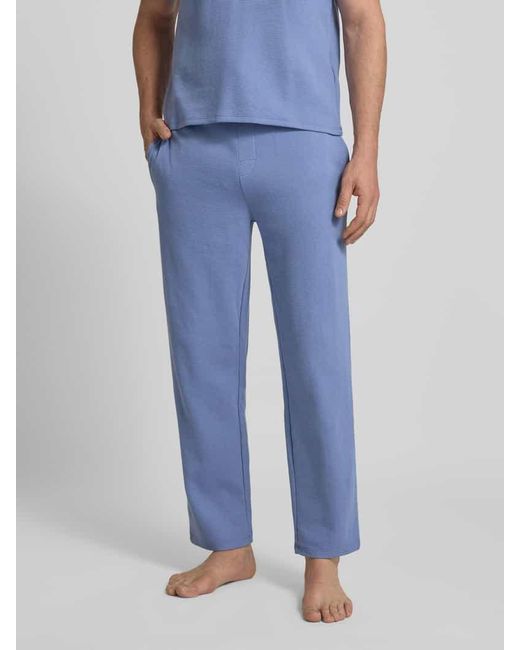 Boss Relaxed Fit Sweatpants aus Baumwoll-Mix in Blue für Herren