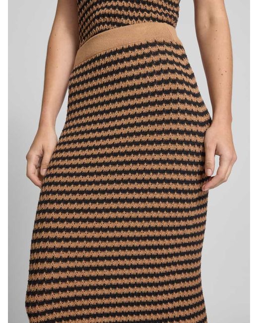 Weekend by Maxmara Multicolor Strickrock mit elastischem Bund