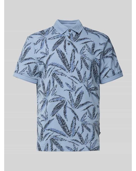 Tom Tailor Regular Fit Poloshirt aus Baumwoll-Elasthan-Mix in Blue für Herren