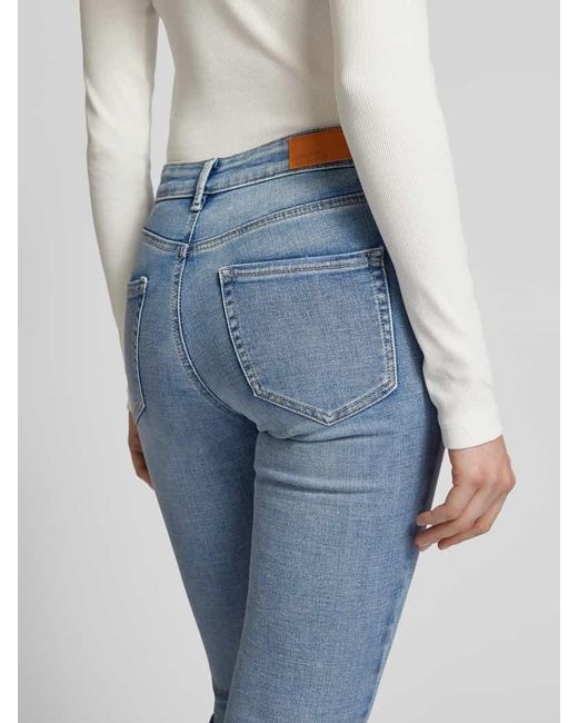 Vero Moda Blue Slim Fit Bootcut-Jeans Aus Baumwoll-Mix Modell 'Flash'