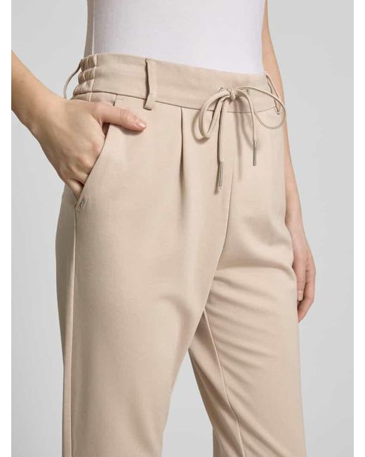 ONLY Natural Regular Fit Stoffhose Aus Viskose-Mix Modell 'Poptrash Life Easy'