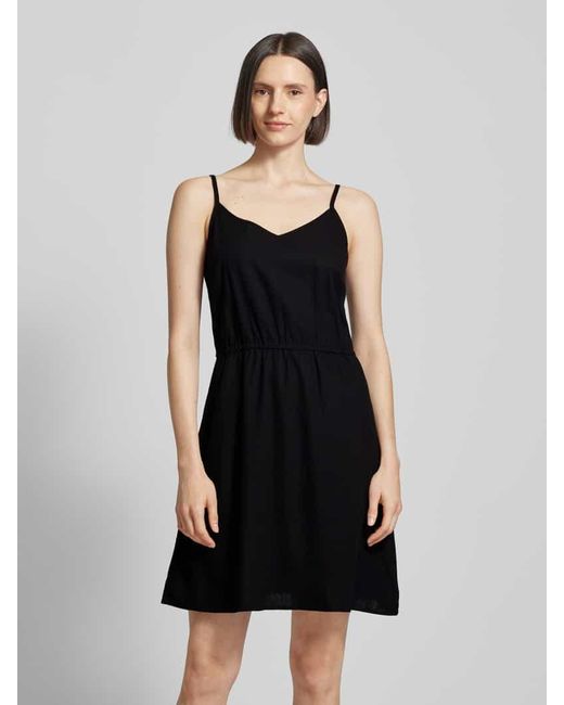 Vero Moda Black Knielanges Kleid mit Allover-Muster Modell 'MYMILO'