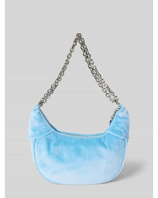Juicy Couture Blue Hobo Bag mit Ziersteinbesatz Modell 'KIMBERLY'
