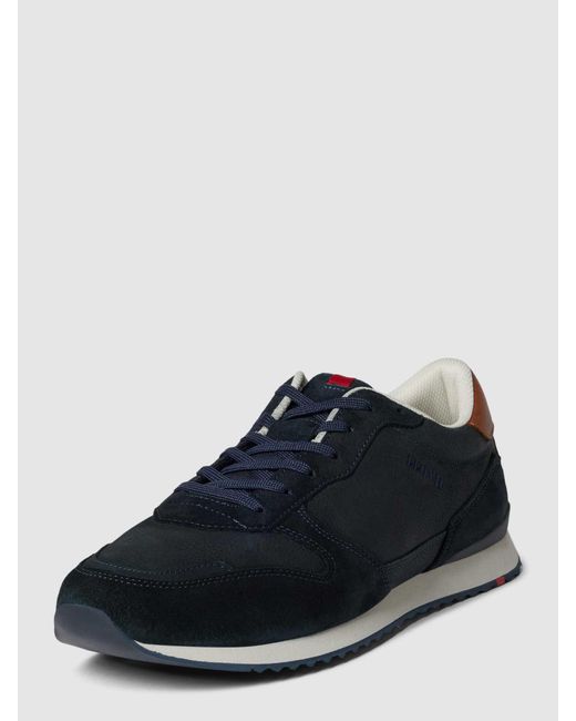 Lloyd Sneakers Van Echt Leer, Model 'Edmond' in het Black voor heren