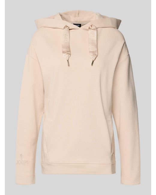 Joop! Sweatshirt Met Capuchon in het Natural