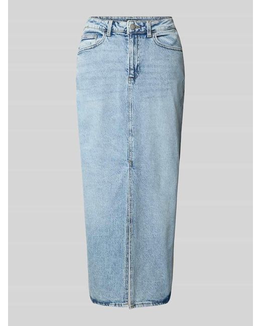 Vila Blue Jeansrock mit Gehschlitz Modell 'JAF'