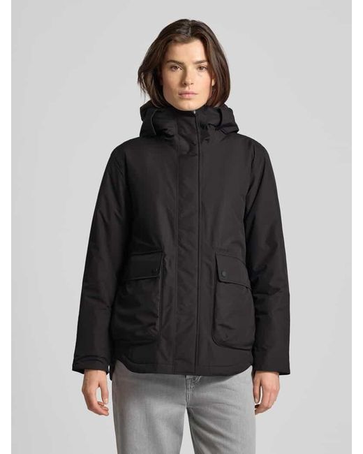 Didriksons Black Jacke mit Kapuze