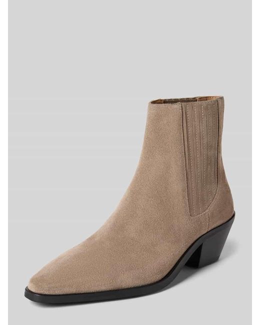 Boss Natural Stiefeletten aus Rindsvelours