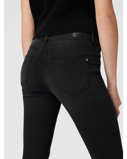 ONLY Skinny Fit Jeans Met Labelpatch in het Black voor heren