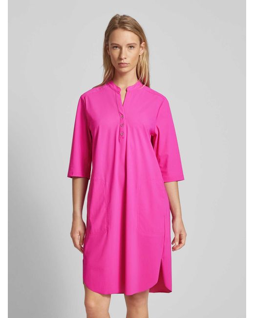RAFFAELLO ROSSI Pink Knielanges Kleid