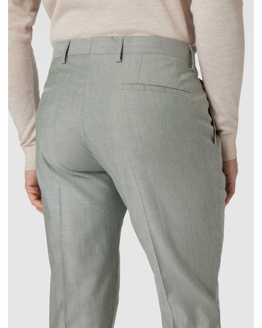 Roy Robson Modern Fit Pantalon Met Persplooien in het Gray voor heren