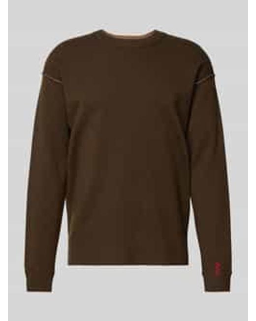 Scotch & Soda Gebreide Pullover Met Ronde Hals in het Brown voor heren