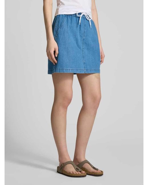 Noisy May Blue Jeansrock mit Eingrifftaschen Modell 'MOLLA'