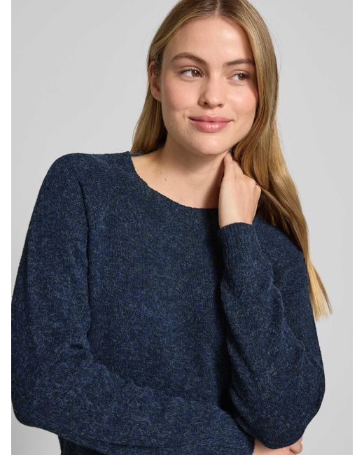 Vero Moda Regular Fit Pullover Met Ribboordjes, Model 'Doffy' in het Blue
