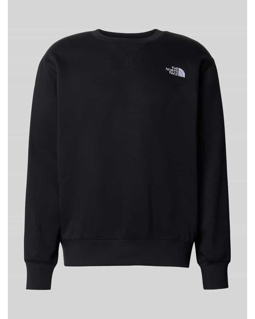 The North Face Sweatshirt mit Label-Stitching in Blue für Herren