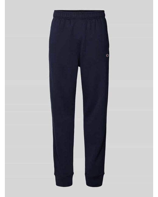 Champion Regular Fit Sweatpants Mit Logo-Stitching in Blue für Herren