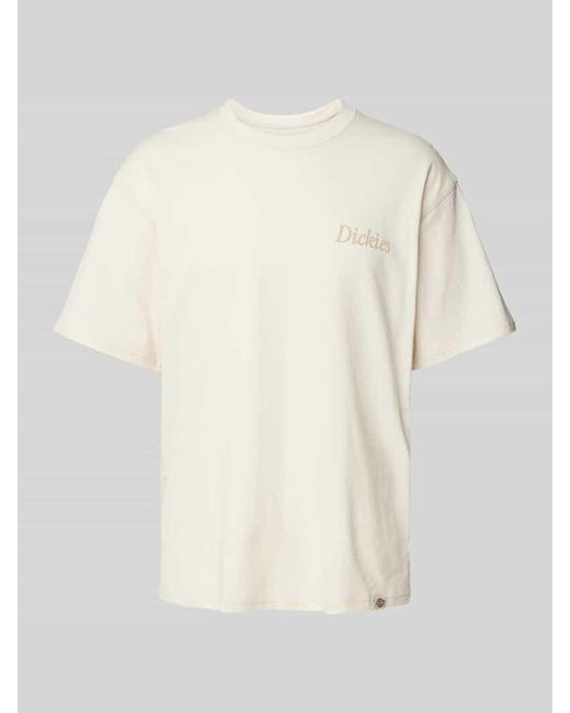 Dickies T-Shirt mit Label-Print Modell 'COMPANION SCRIPT' in Natural für Herren