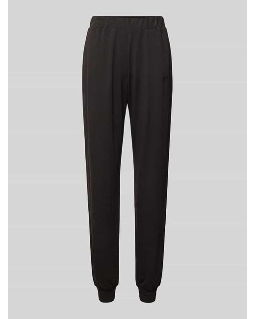 Guess Black Sweatpants Mit Label-Stitching Modell 'Lucia'