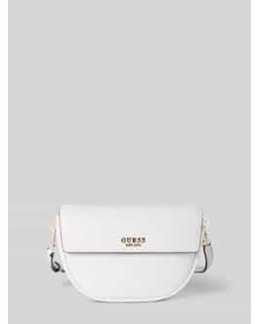 Guess Handtas Met Labelapplicatie in het White