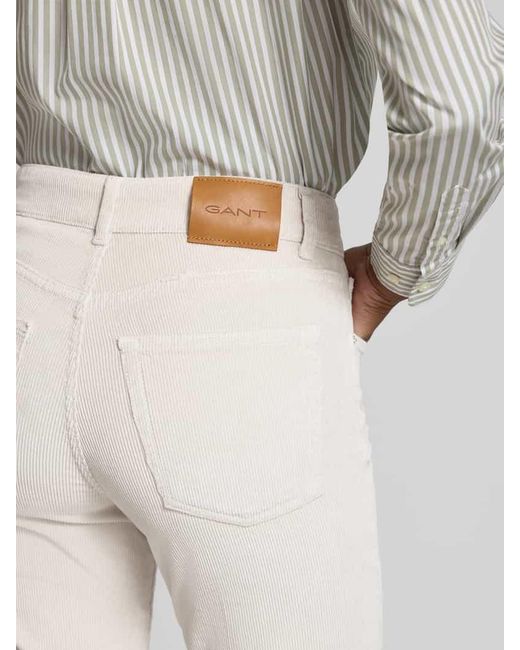 Gant Natural Flared Fit Cordhose im 5-Pocket-Design Modell 'Cordur'