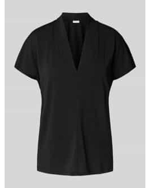 Freequent Regular Fit Blouseshirt Met V-Hals, Model 'Yrsa' in het Black