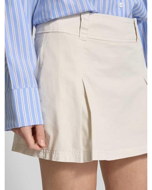 Calvin Klein Natural Skort mit Label-Stitching
