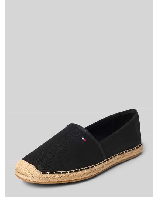 Tommy Hilfiger Black Espadrilles aus Canvas