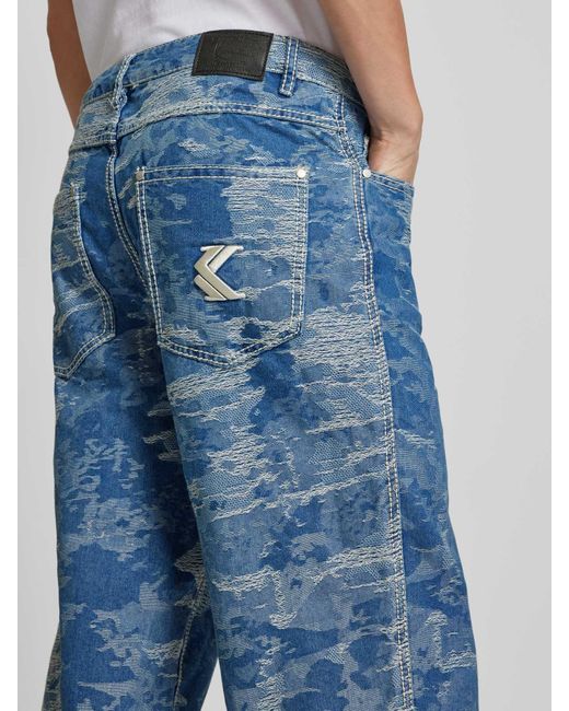 Karlkani Jeans Met 5-pocketmodel in het Blue voor heren