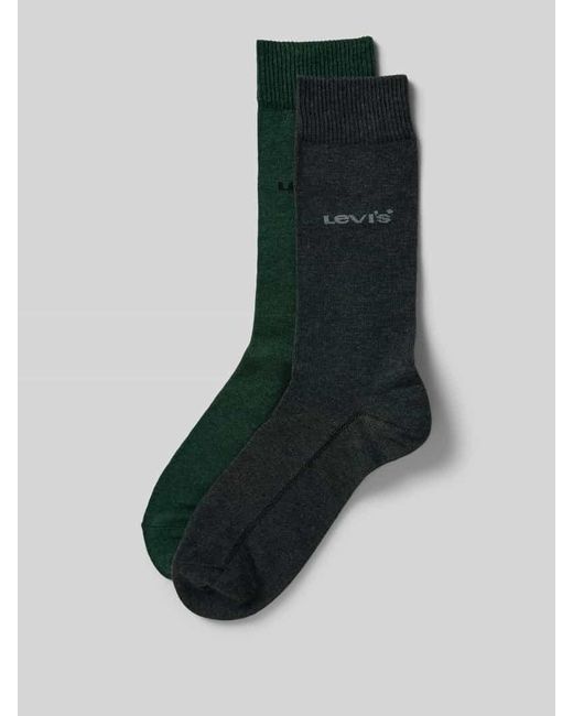 Levi's Socken Mit Gerippten Abschlüssen Im 2Er-Pack in Black für Herren
