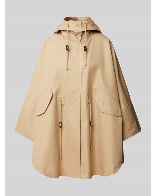 Weekend by Maxmara Natural Mantel mit Kapuze Modell 'USA'