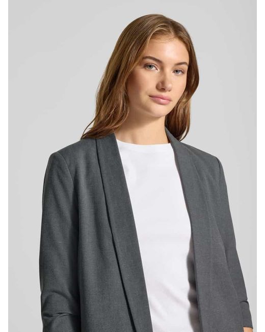 ONLY Gray Regular Fit Longblazer mit 3/4-Arm Modell 'ELLY'