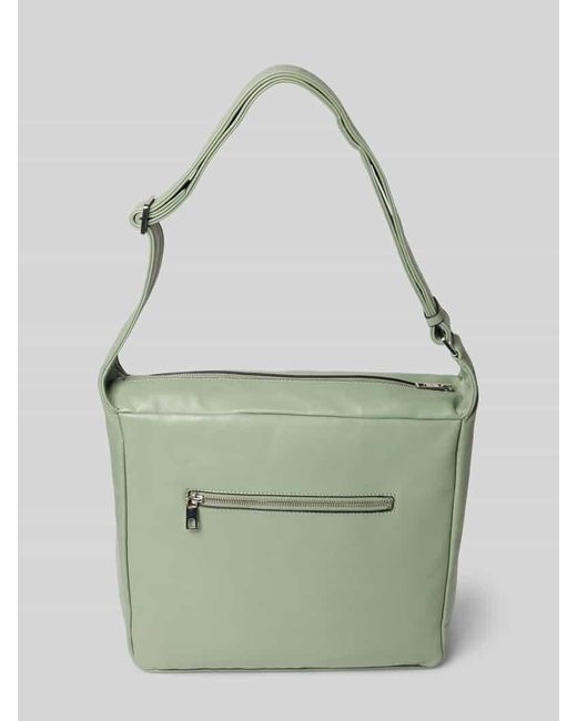 Liebeskind Berlin Green Handtasche mit Label-Print Modell 'HERA'