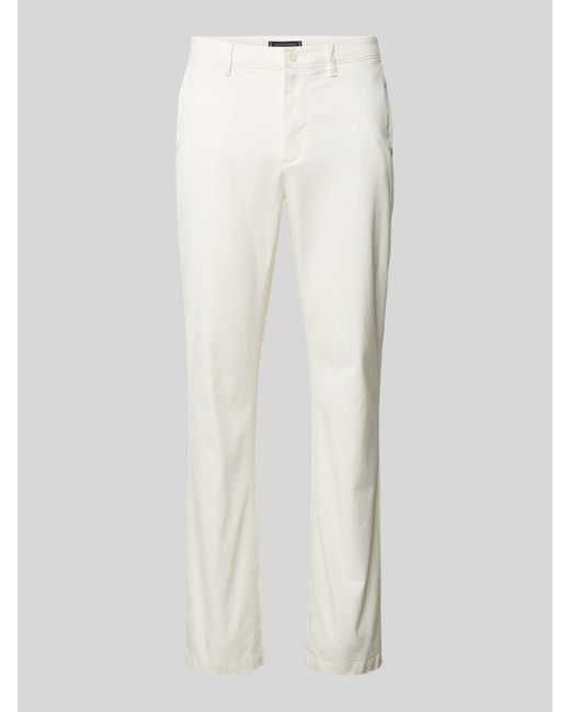 Tommy Hilfiger Regular Fit Chino Met Achterzakken in het White voor heren